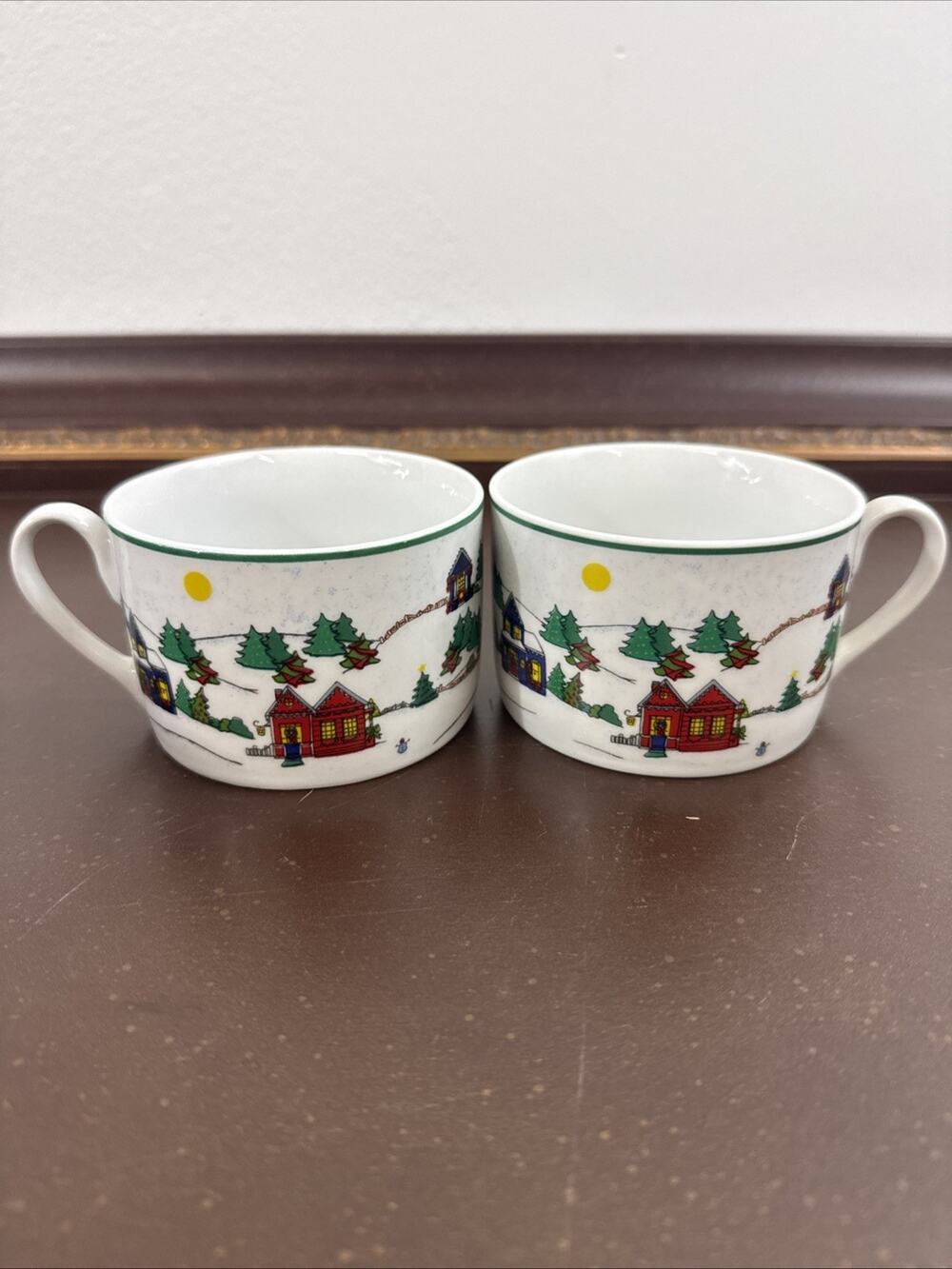 2 Vintage Cooks Club Falls Church Coffee Tea Cup Mug